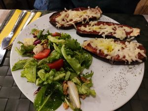 Melanzane alla pizzaiola at Nirvana in Florence