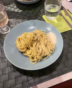 carbonara  at Nirvana in Florence