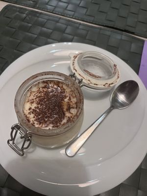 Vegan tiramisu   at Nirvana in Florence
