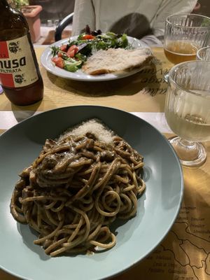 Truffle carbonara   at Nirvana in Florence
