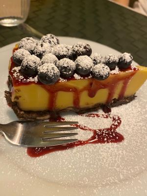 Tofu cake  at Nirvana in Florence