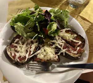 Eggplant Parmesan  at Nirvana in Florence