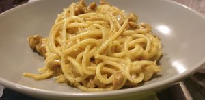 Carbonara veg at Nirvana in Florence