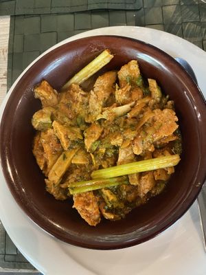 lamprecotto di seitan:)  at Nirvana in Florence