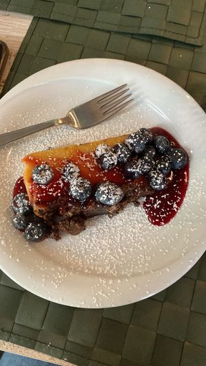 tofu cake  at Nirvana in Florence