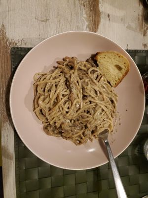 Carbonara at Nirvana in Florence