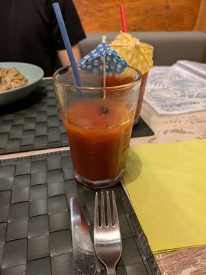 Fresh made smoothie   at Nirvana in Florence