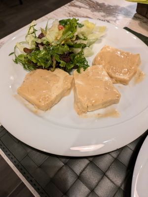 tofu's escalope  at Nirvana in Florence