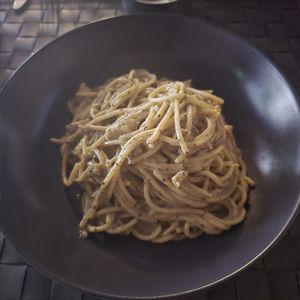 Truffle carbonara at Nirvana in Florence