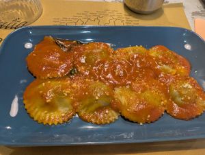 Ravioli at Nirvana in Florence