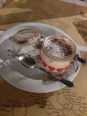 Tiramisu at Nirvana in Florence