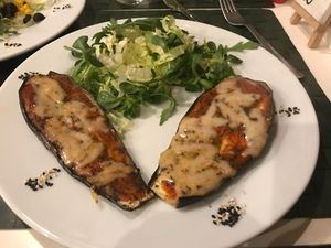 Eggplant Parmesan  at Nirvana in Florence