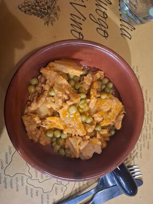 Spezzatino di seitan at Nirvana in Florence