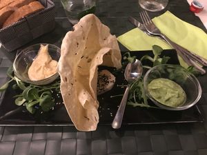 Hummus Plate  at Nirvana in Florence