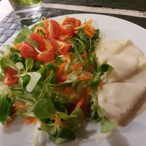 Tofu escalope at Nirvana in Florence