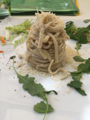Tagliolini with truffle sauce  at Nirvana in Florence