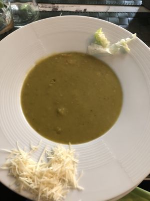 Vegetable soup at Nirvana in Florence