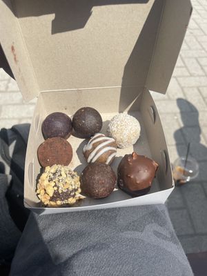 Various sweets  at Fruit Box in Ohrid