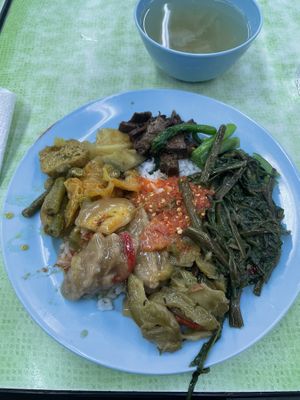   at Liew Chai Vegetarian in Kota Kinabalu