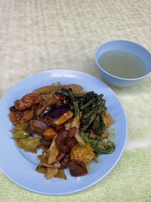   at Liew Chai Vegetarian in Kota Kinabalu