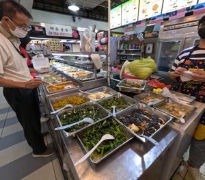   at Liew Chai Vegetarian in Kota Kinabalu