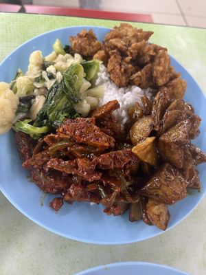   at Liew Chai Vegetarian in Kota Kinabalu