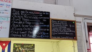 Menu for hj at Lancaster Central Market in Lancaster