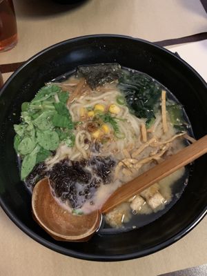 Vegetal ramen   at Kawamura in Barcelona