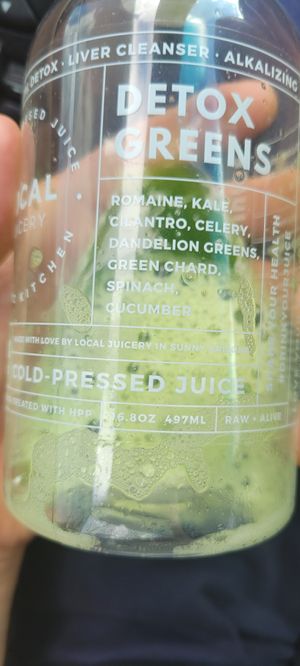 Delicious and nutritious cold press green juice at Local Juicery in Flagstaff