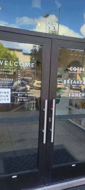 Storefront at Local Juicery in Flagstaff
