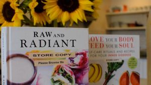 books for sale at Local Juicery in Flagstaff