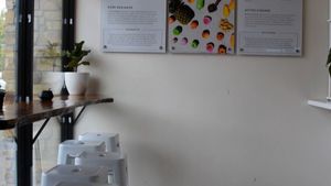 interior: bar stools at Local Juicery in Flagstaff