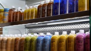 juices and vegan mayo for sale, all vegan at Local Juicery in Flagstaff