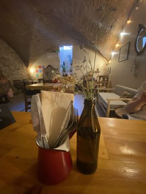 Seating area at The Kasbar in 