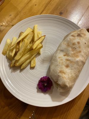 Cauliflower wrap at The Kasbar in 