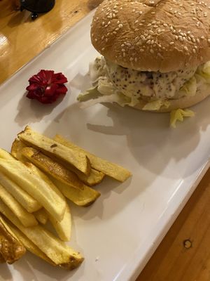 Beyond burger at The Kasbar in 