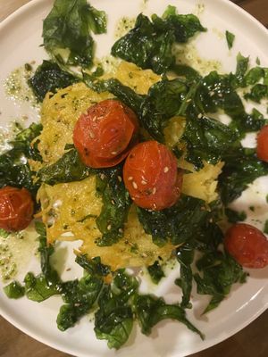 Potato hash stack at The Kasbar in 