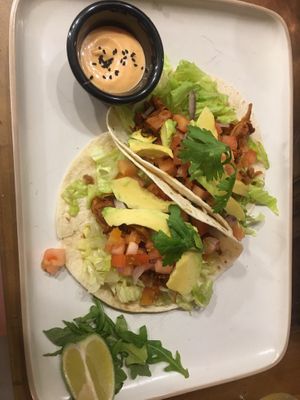 Jackfruit tacos  at The Kasbar in 