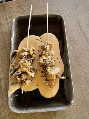 ‚Chicken‘ with Satai Sauce  at The Kasbar in 