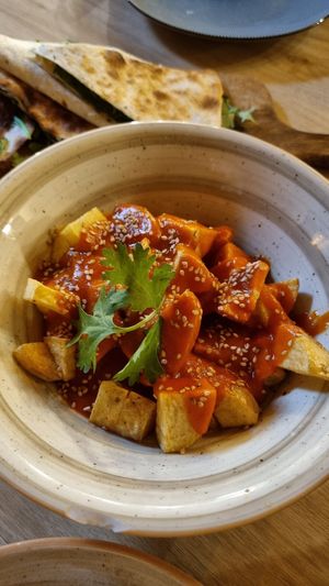 Potatos (were ok) at The Kasbar in 