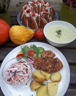 Vegan Lunch meny at Natureza in Prague