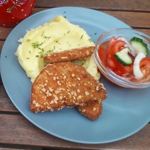 Vegan lunch meny at Natureza in Prague