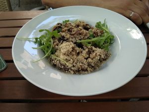 Mushroom Risotto at Natureza in Prague