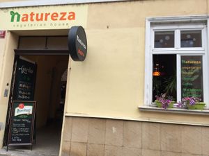 Outside  at Natureza in Prague
