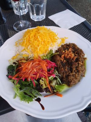 Eggplant at AnAr Persian Cusine in Richmond