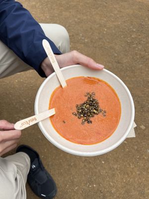 Tomato soup  at Bonorong Wildlife Sanctuary Kiosk and Shop in Brighton