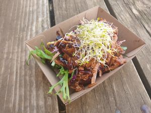 I can't remember what this was, but it must have been extra delicious for me to take a photo at Bonorong Wildlife Sanctuary Kiosk and Shop in Brighton