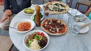vegan pizza and vegan food at Pitfire Pizza - Mar Vista in Los Angeles