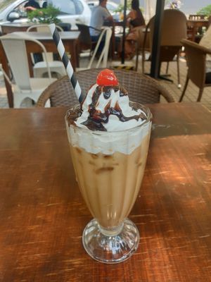 Frappucino at Katako Veg in Santiago