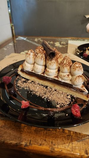 Tiramisú at Katako Veg in Santiago